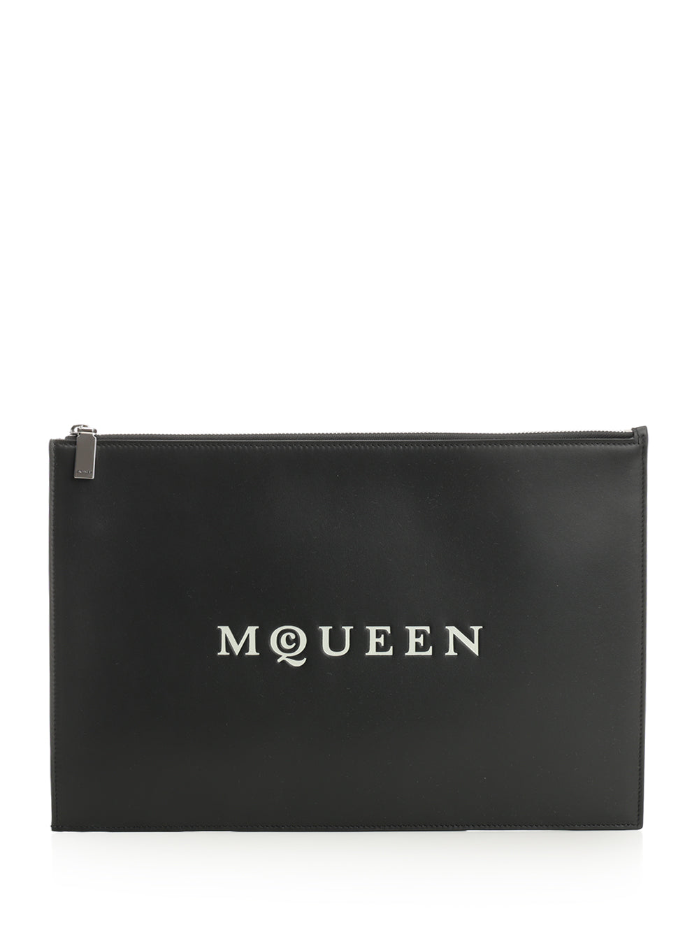 Mcqueen Mcqueen Black Leather Clutch Small leather goods - Black | ff9c1a0a4e230c95bfae00d058059ed131fe32dc