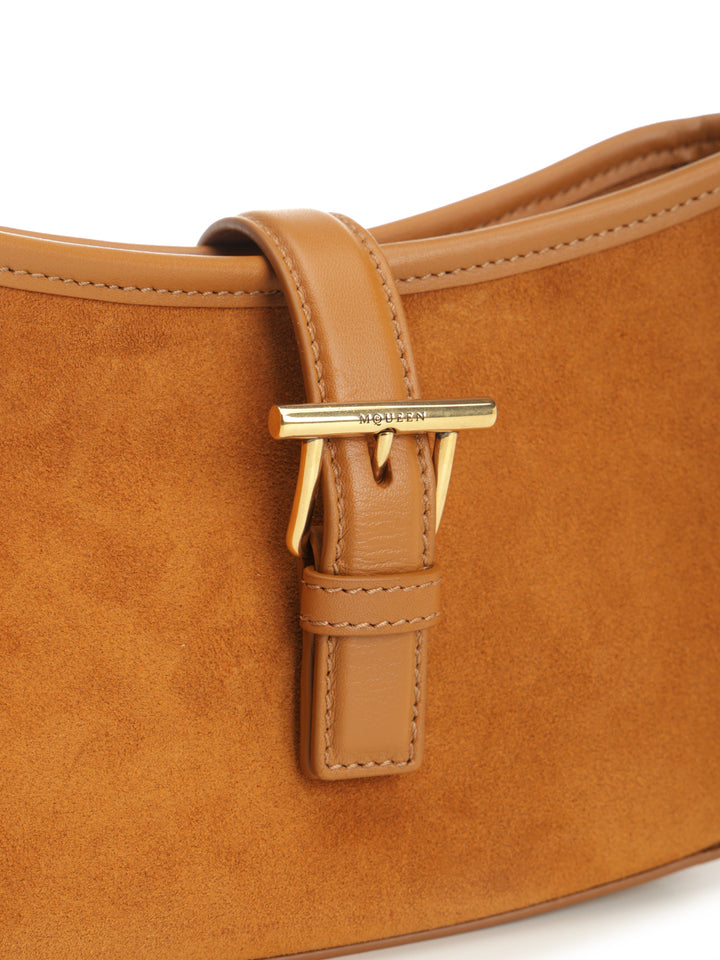 Mcqueen Mini T-Buckle Shoulder Bag Shoulder Bags - Beige | ede3b96b00b9ab7ff0cb21075970c72629766994