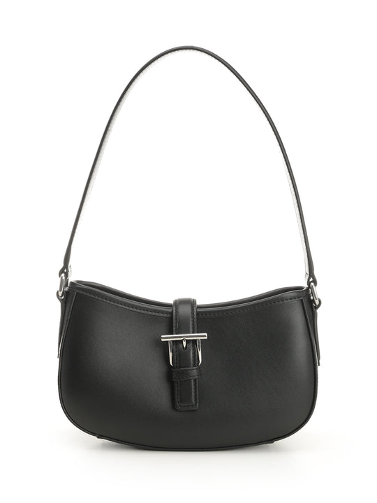 Mini T-Buckle Shoulder Bag Shoulder Bags Black