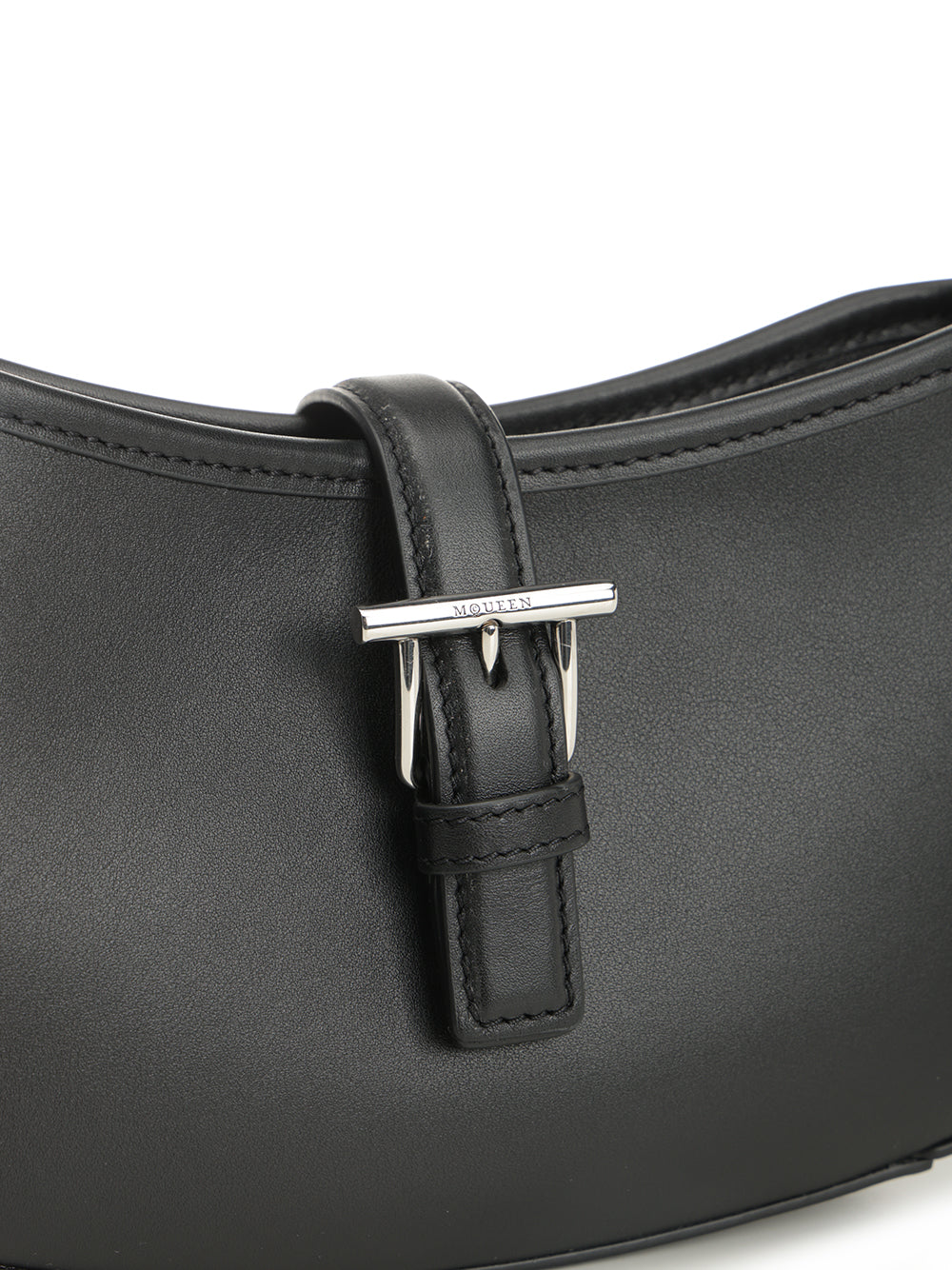 Mcqueen Mini T-Buckle Shoulder Bag Shoulder Bags - Black | d2d44e32cf509c328e91f0f6a6180f8803d4989e