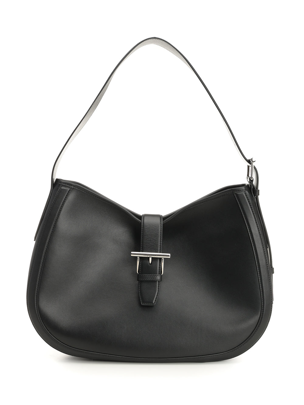 Mcqueen T-Buckle Shoulder Bag Shoulder Bags - Black | a85cf3f93087c8d6905ff31e48909e3f3fa857fc