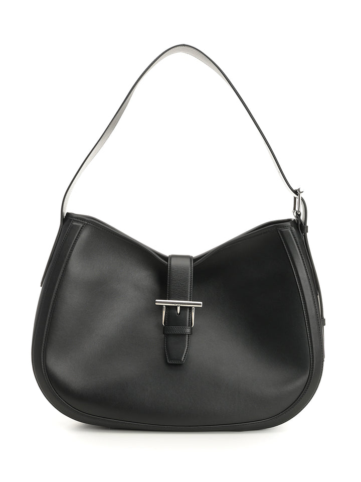 Mcqueen T-Buckle Shoulder Bag Shoulder Bags - Black | a85cf3f93087c8d6905ff31e48909e3f3fa857fc