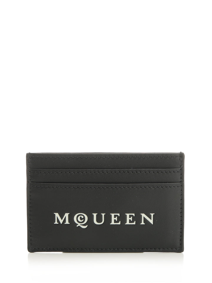 Mcqueen Mcqueen Card Holder Wallets - Black | 85b1c9d1e7b74b62633810488c809362a0c65071