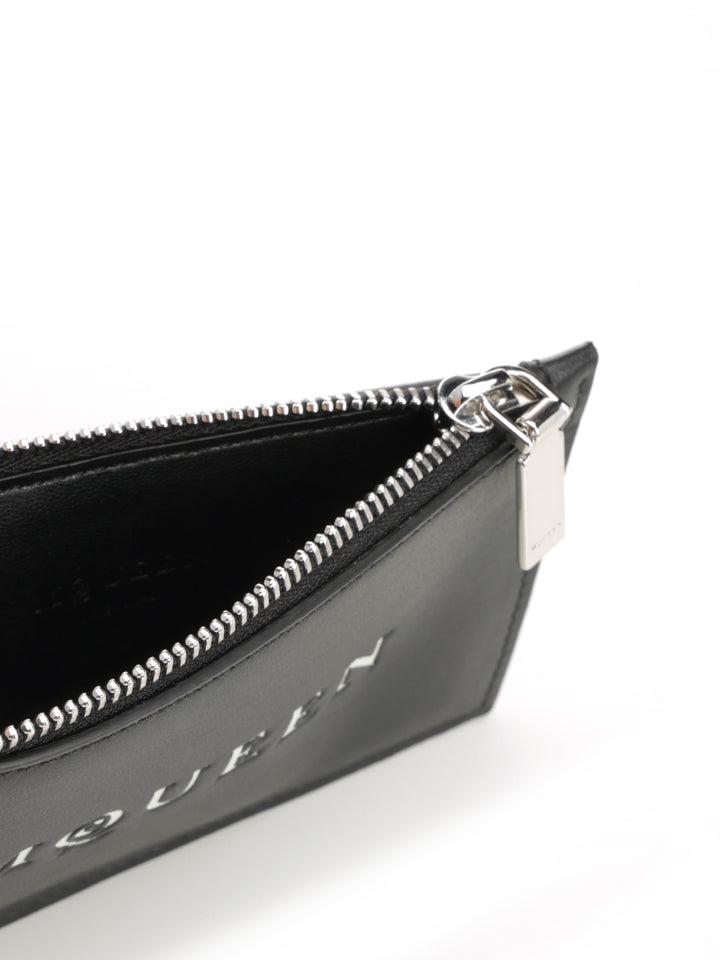 Mcqueen Mcqueen Card Holder Wallets - Black | e1ef55710fd7e55f8028cc98ff5f7f54d280d570