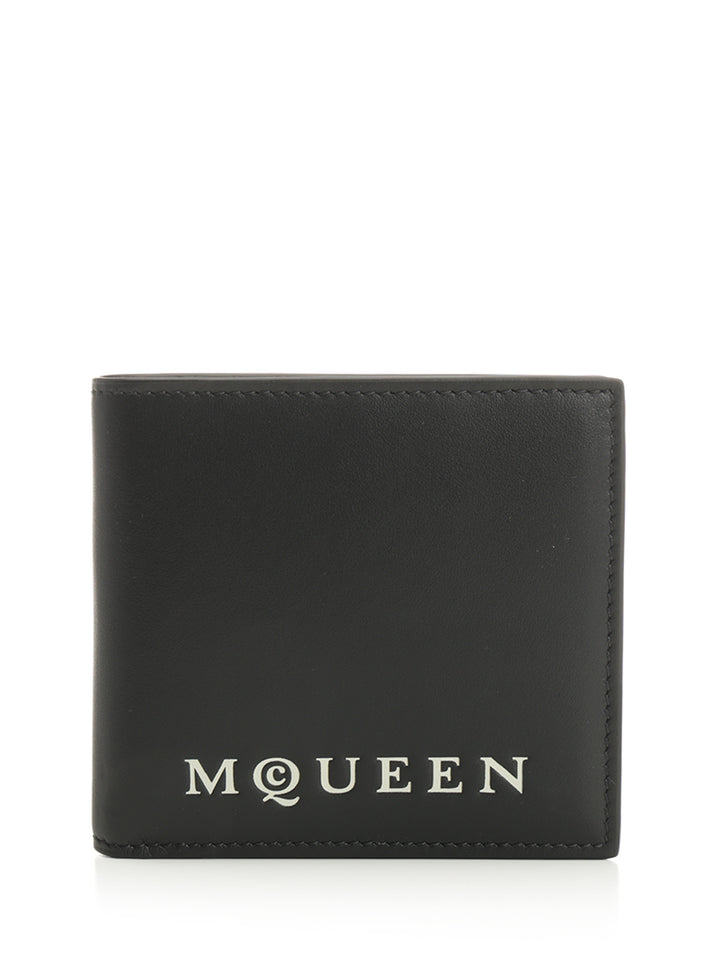 Mcqueen Mcqueen Bifold Wallet Wallets - Black | 2bd3d7f0f489abf0d9becbf1169d1e370bc93421