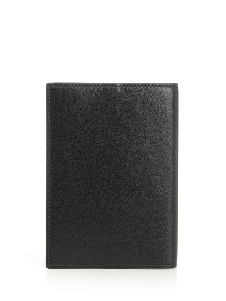 Dolce & Gabbana Calfskin Passport Holder Wallets - Black | dd339b5c579a5f00b7bb4ff6a364780abec0e714