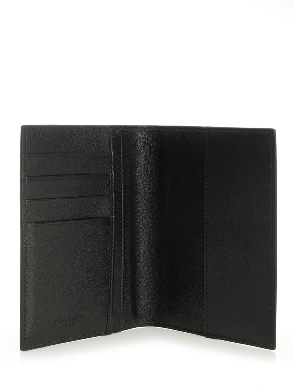 Dolce & Gabbana Calfskin Passport Holder Wallets - Black | af3f1ff1cc563345a0a255a72e44cfe61d909f7f