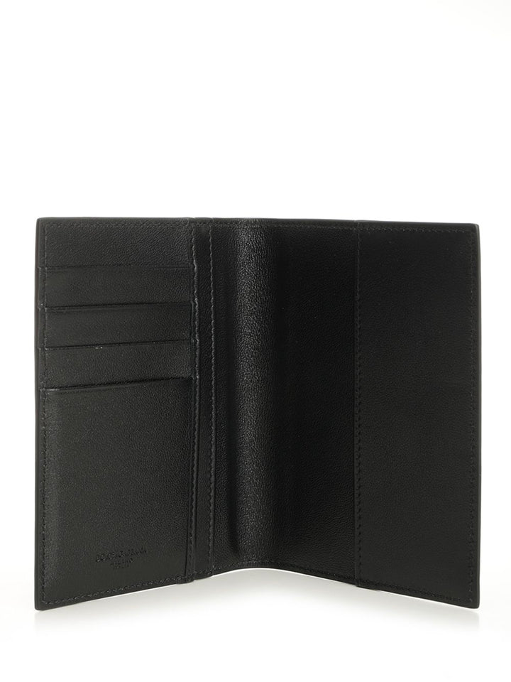 Dolce & Gabbana Calfskin Passport Holder Wallets - Black | af3f1ff1cc563345a0a255a72e44cfe61d909f7f