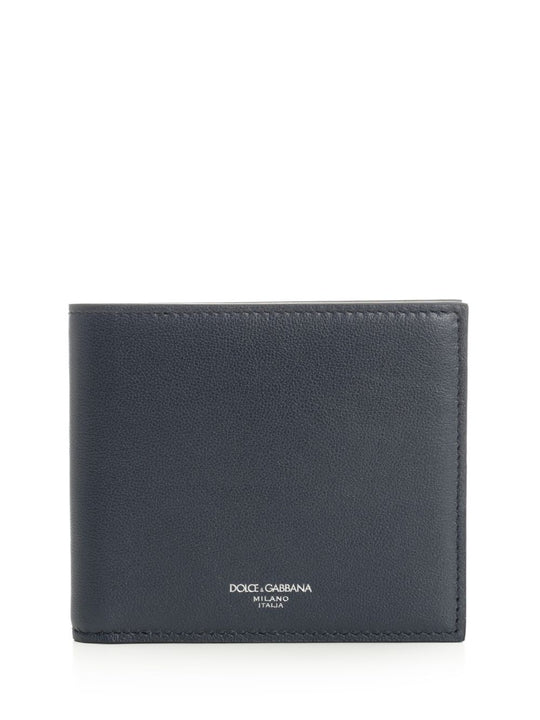 Calfskin Wallet Wallets Blue