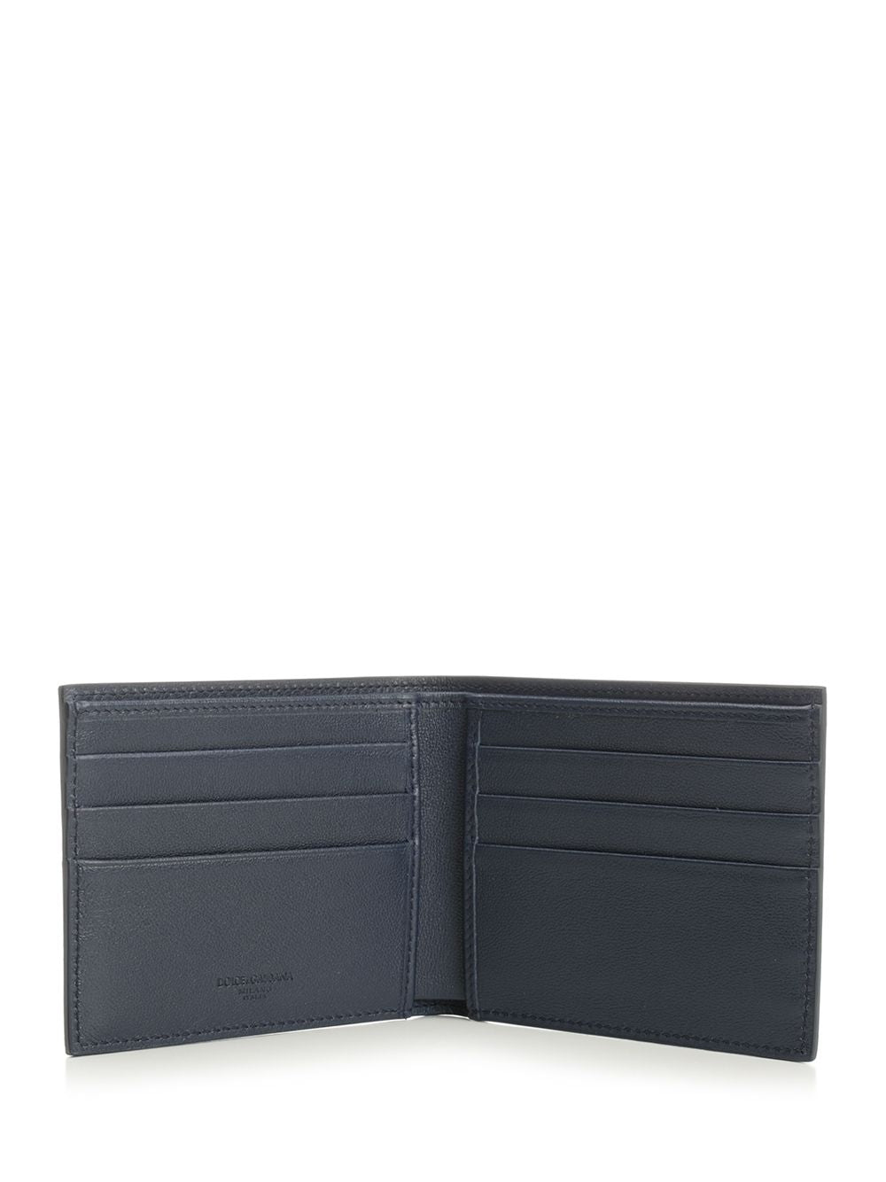 Dolce & Gabbana Calfskin Wallet Wallets - Blue | c5fa12fbadbdd967b86f1448304338067dd2430e