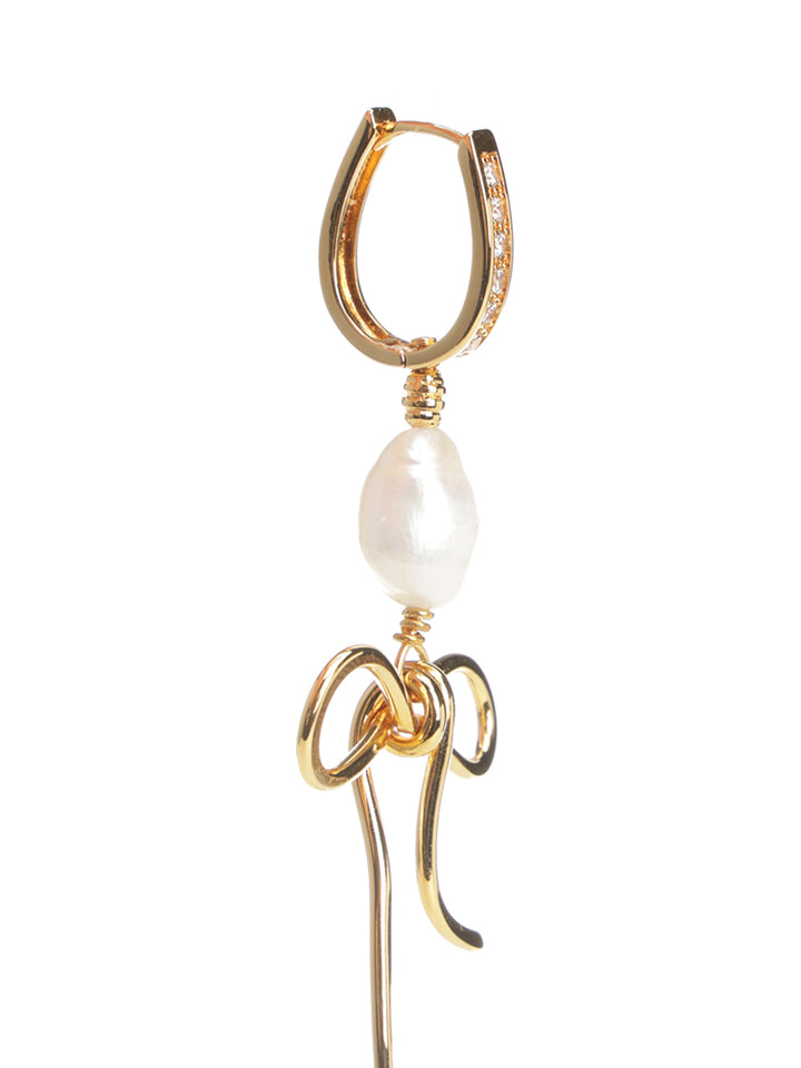 Marni Bow Drop Earrings Jewelry - Gold | 69bf6e3d3672aca766b33904316cd817ec32c1cd