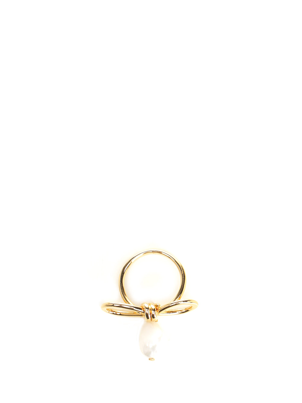 Marni Bow Ring With Pearl Jewelry - Gold | 0831d6e74d6a42f1a81b35a9760ad314787cfdce