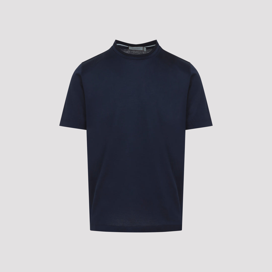 Canali T-shirts - Blue | e87f8bdd6c3df0963880959594e81e3fe2580d88