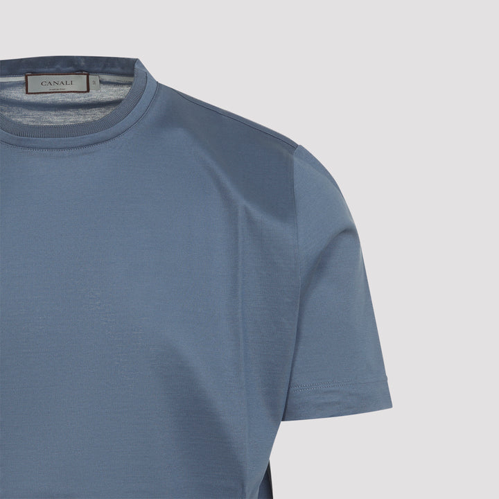 Canali T-shirts - Blue | 6549faa10a30a3eb3908243b2a2e9b411c936a59