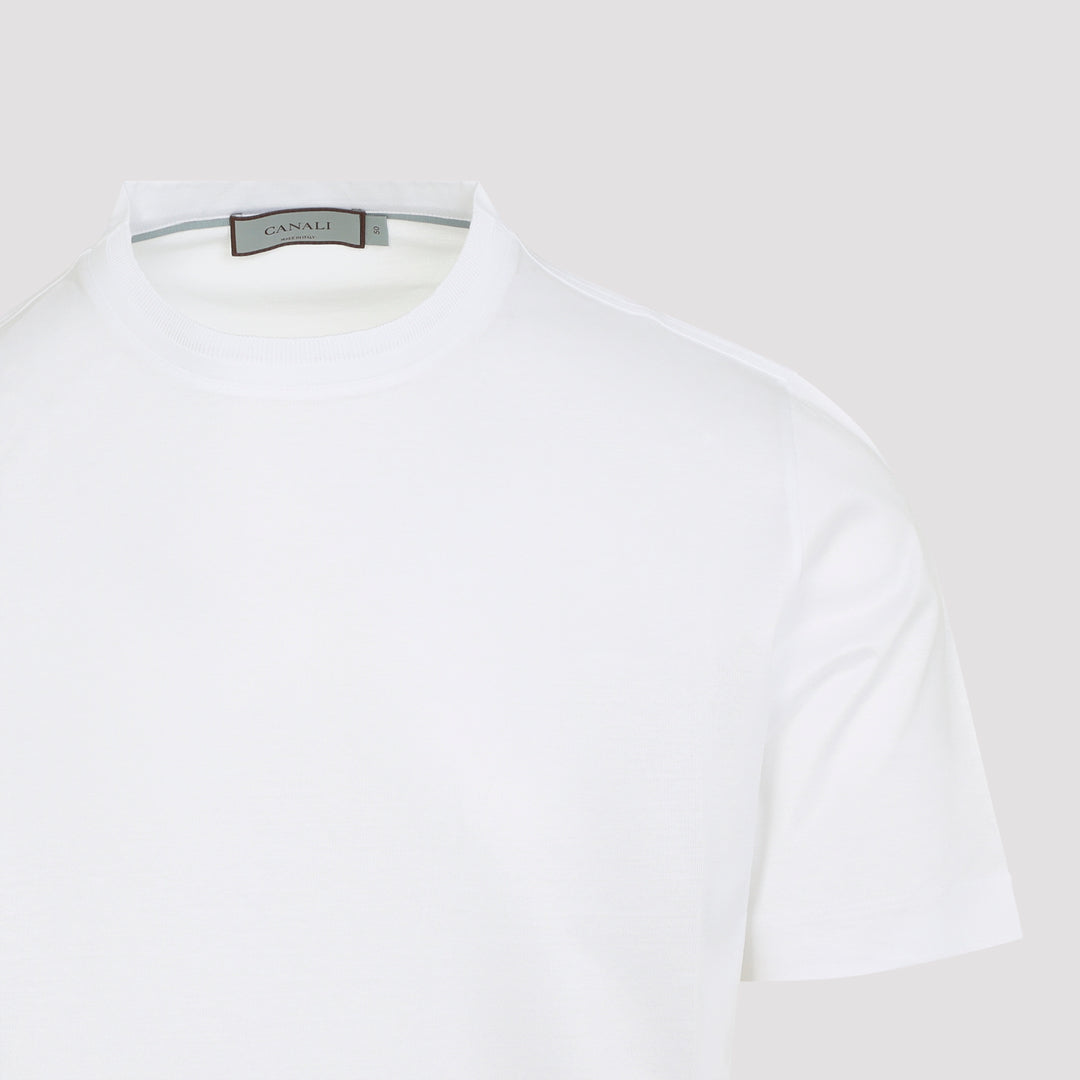 Canali T-shirts - White | f3eacdf5787380ea64e06e6ac8d99cb504b439e6