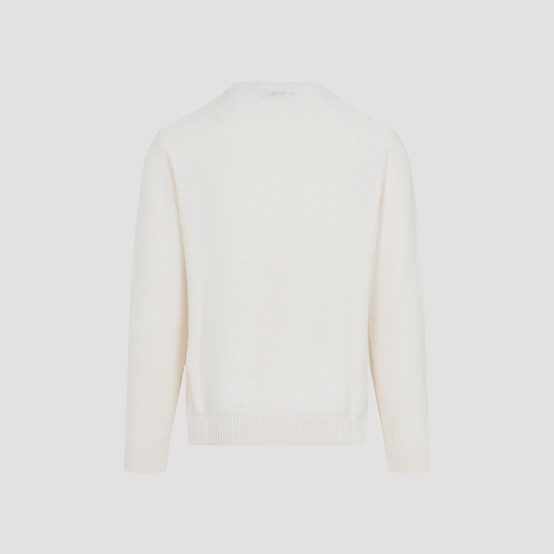 Canali Sweater - White | 642a424c319ce8ab493eefceb676fef4dd12e11e