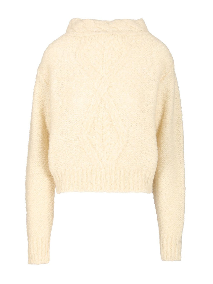 Isabel Marant Romane Knitwear - White | 600d4c31dbe1a203cbdc5d8f5d1ebdfb4725727d