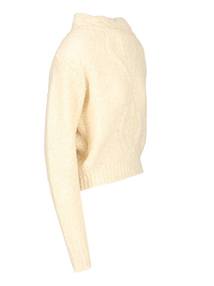 Isabel Marant Romane Knitwear - White | 502272b35e8eb9e99edf6924d271825afdd39d06