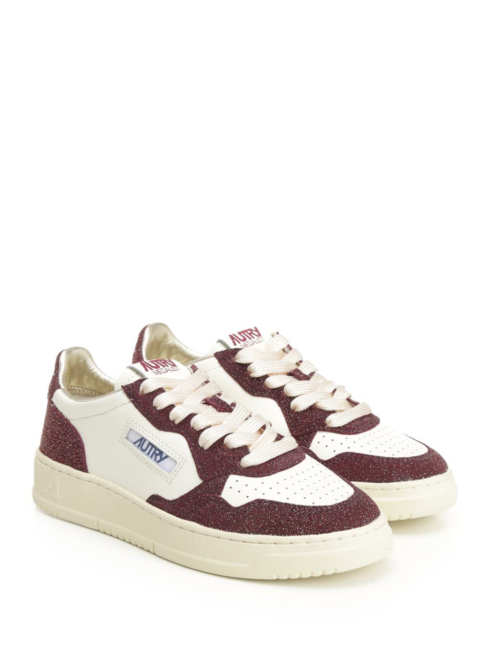 Autry  Medalist Low Sneakers - Bordeaux | ed471cbd44eb2dec106b876a6b4d71c13cef2cf1