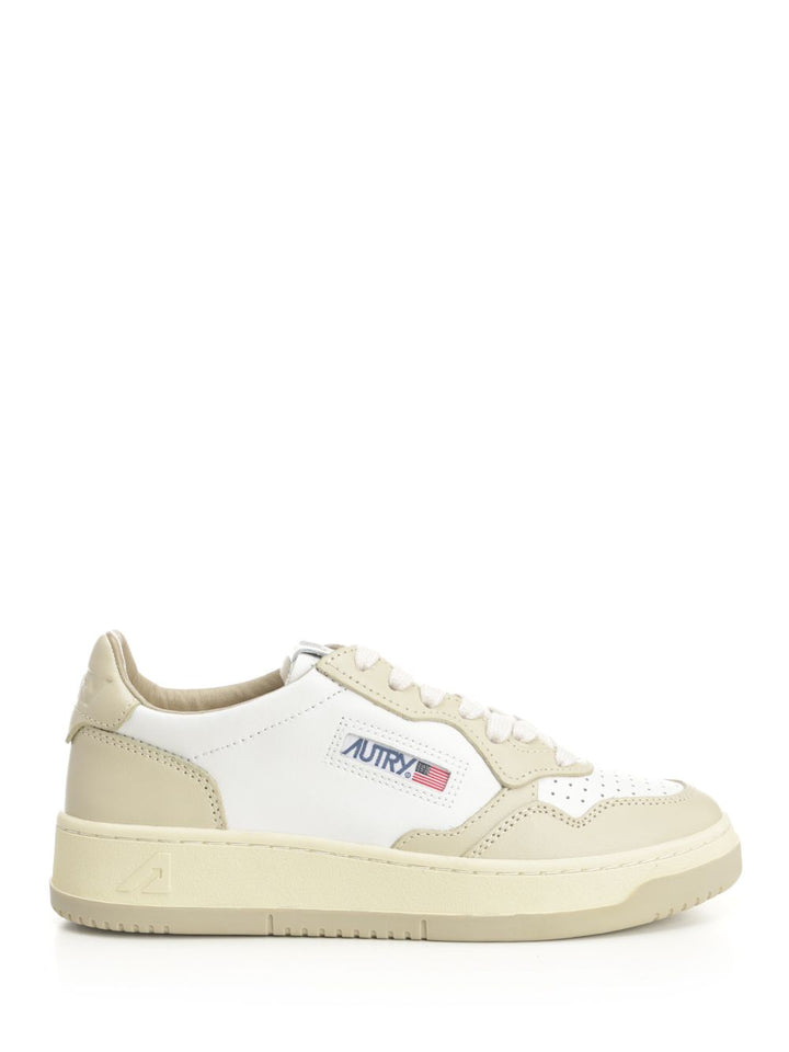 Autry  Medalist Low Sneakers - Beige | 92073a30fd8c49b6c2b234986de132e4c40aee9f