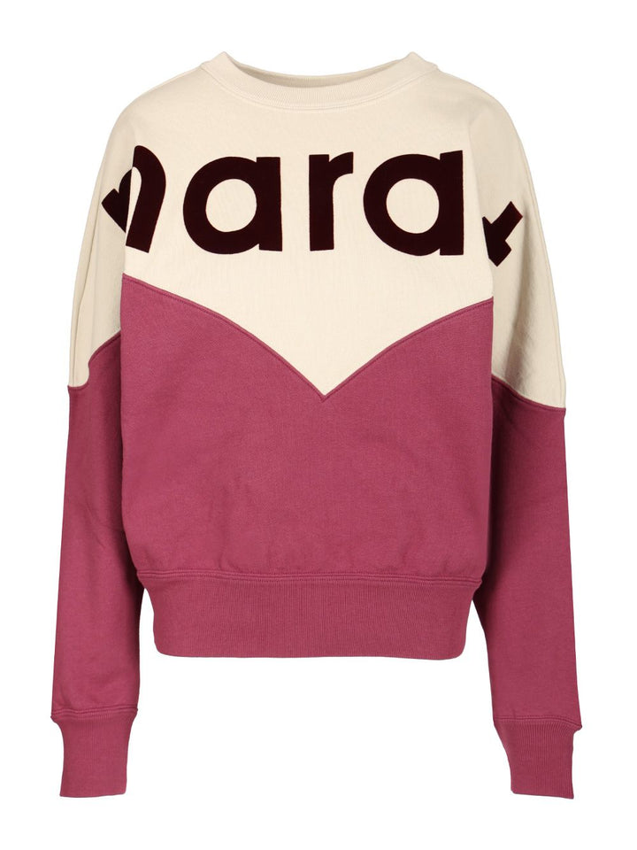 Marant Etoile Houston Sweatshirt Sweatshirts - Bordeaux | 080f5a2865c5e2729a5ff60bdffbff6f3ef337ab