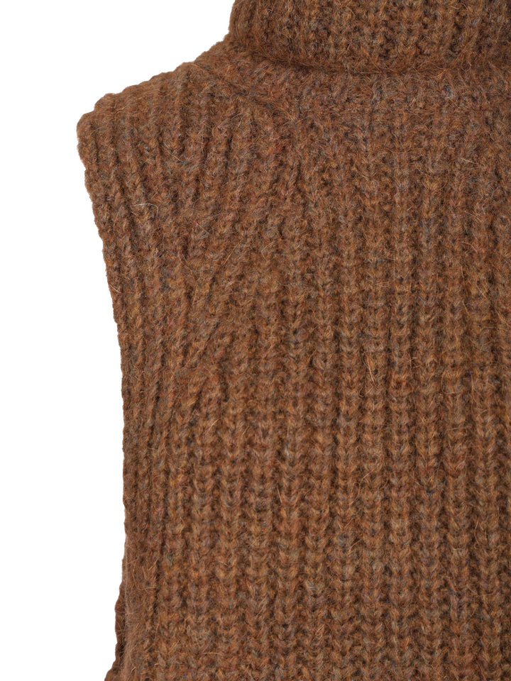Isabel Marant Meggy Knitwear - Brown | 233e81b5fbdbb3a15c777ba9a122037160f2bcec