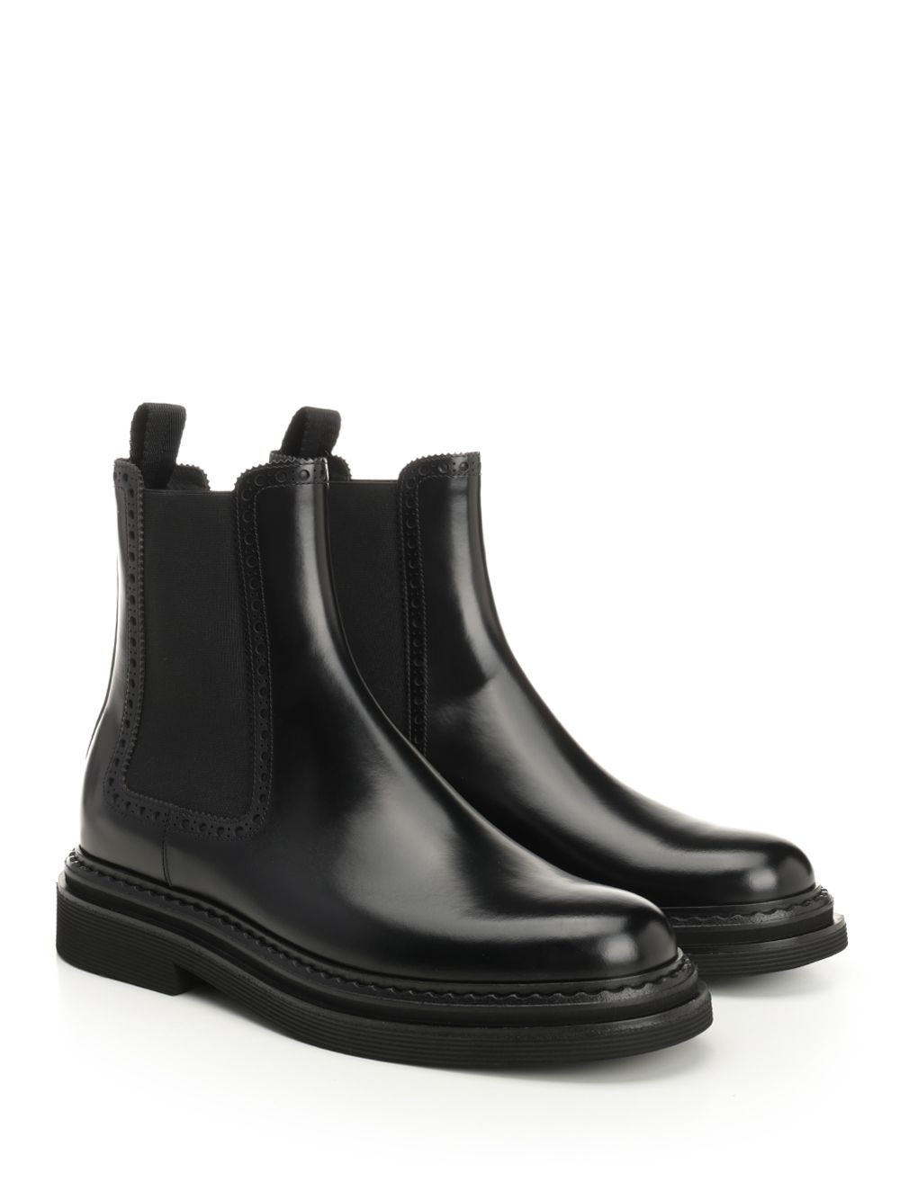 Dolce & Gabbana Brushed Calfskin Ankle Boots - Black | 2c6c1f28654c5f4a4b71d816946f31f184815a2f