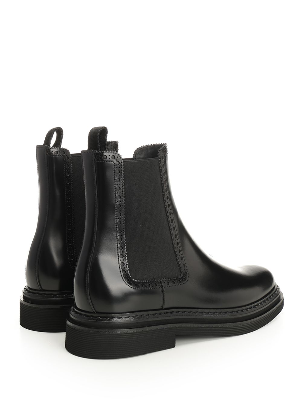 Dolce & Gabbana Brushed Calfskin Ankle Boots - Black | dffbdade06e16f897c97742666c907ee41cdf1c1