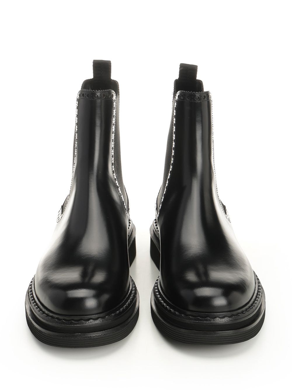 Dolce & Gabbana Brushed Calfskin Ankle Boots - Black | 1d36dd6d938010839feb03db1c578aa0977c6ef6