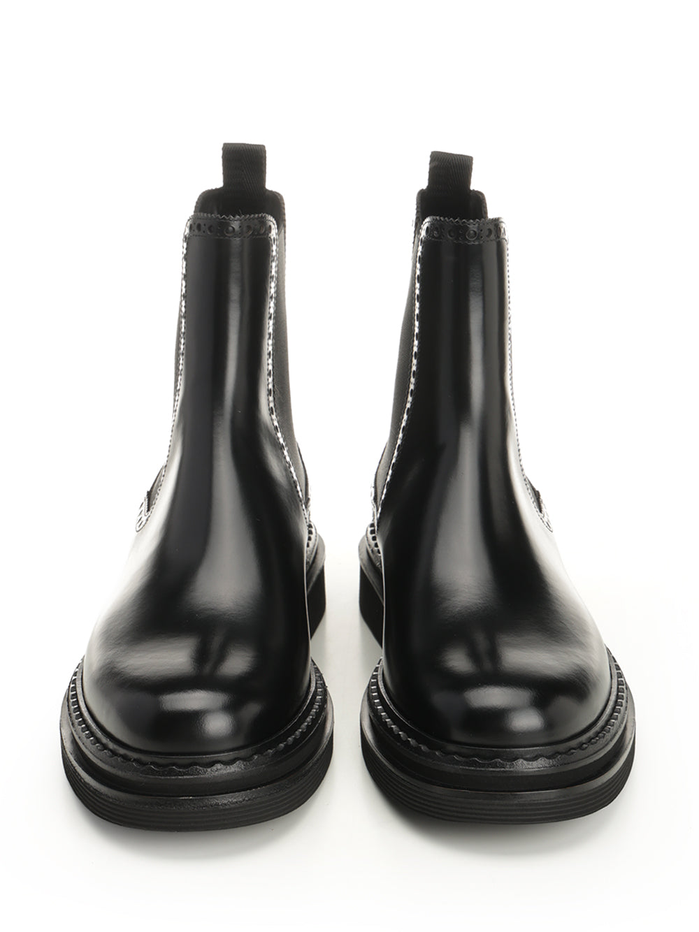 Dolce & Gabbana Brushed Calfskin Ankle Boots - Black | ad063b744fabc2283297c80088e377606b504c7c