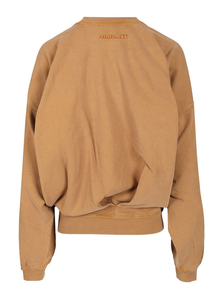 Marant Etoile Sauria Sweatshirts - Brown | 0526bfa0ebae24541f1388372c649738b12acdde