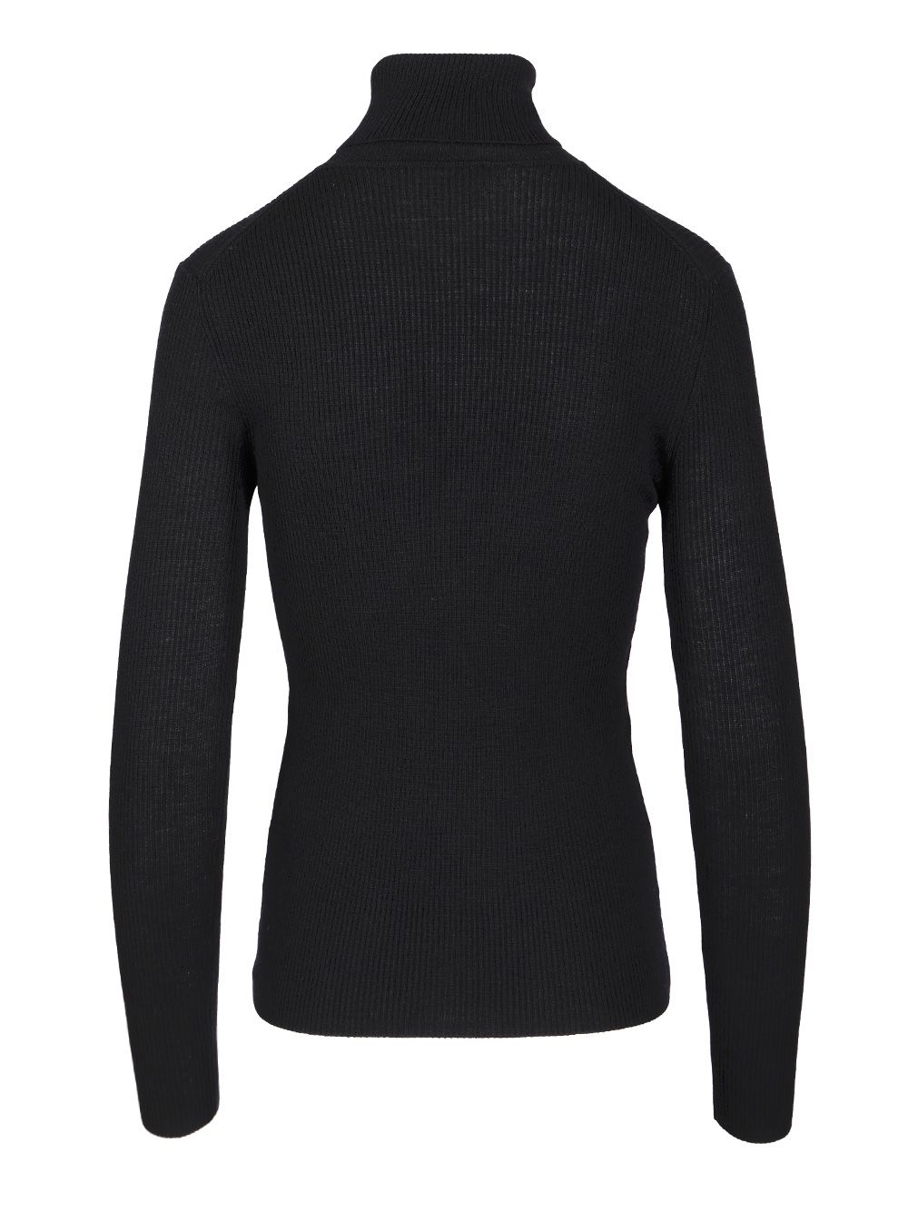 P.A.R.O.S.H. Ribbed Wool Turtleneck Knitwear - Blue | 3397a1973d44077513937645a043a9cdaba07713