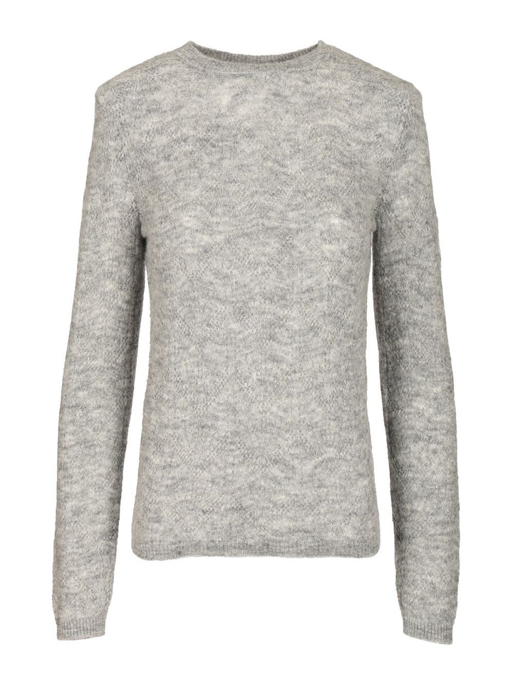 P.A.R.O.S.H. Wool Blend Sweater Knitwear - Grey | f9c388d559f012334e5a9fc77cff1c8d07e849c5