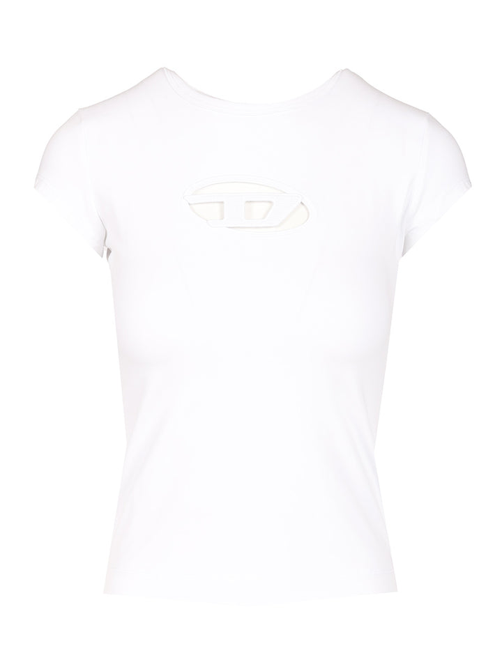 Diesel 90's Style Top T-Shirt - White | 85bf3a5ed3929569ed5d4877cbd7f7b3a2656514