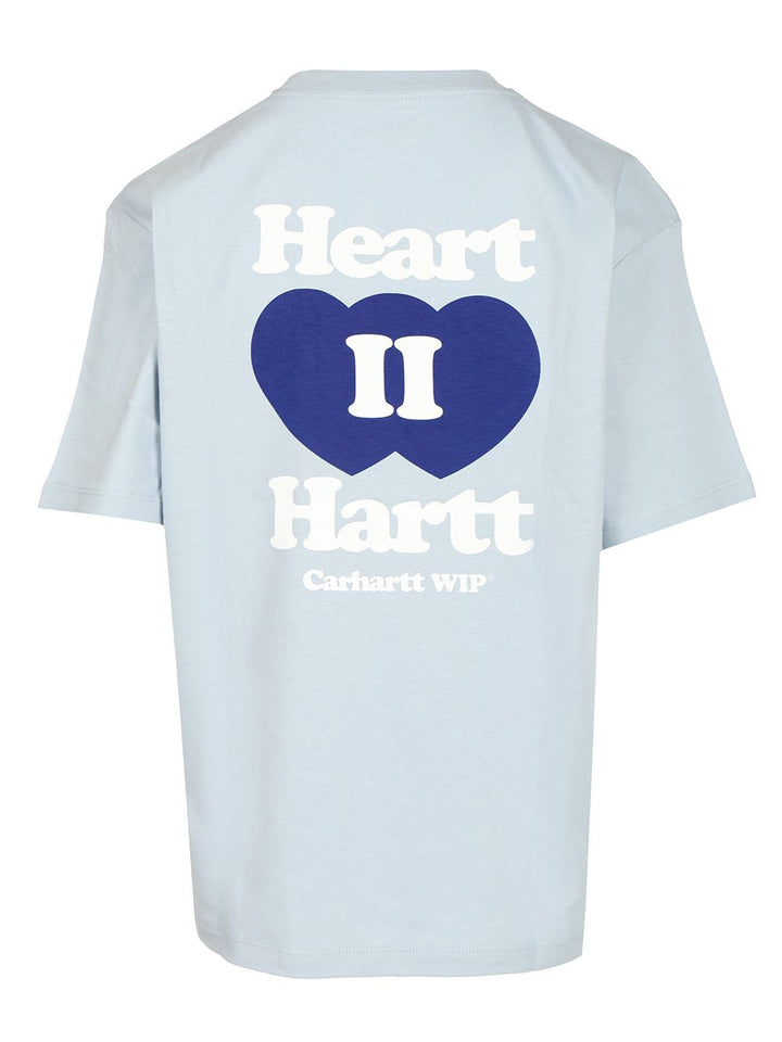 Carhartt Wip W T-Shirt - Light blue | bfa9a2241f290eee007ef7991e6c7813e749ab43