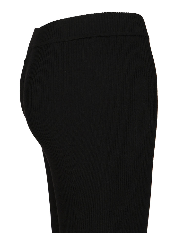 P.A.R.O.S.H. Wool Leggings Trousers - Black | dc963d44cbca2842716829d2a5d28249ec43da8f