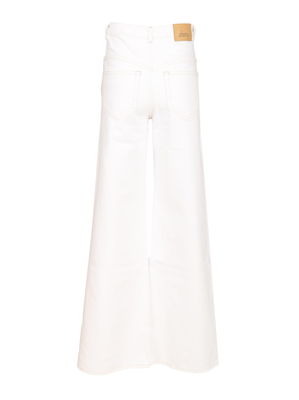 Isabel Marant Lemony Trousers - White | 91f1c8f89d45654f1eae1f1adbde7c5724f1b427
