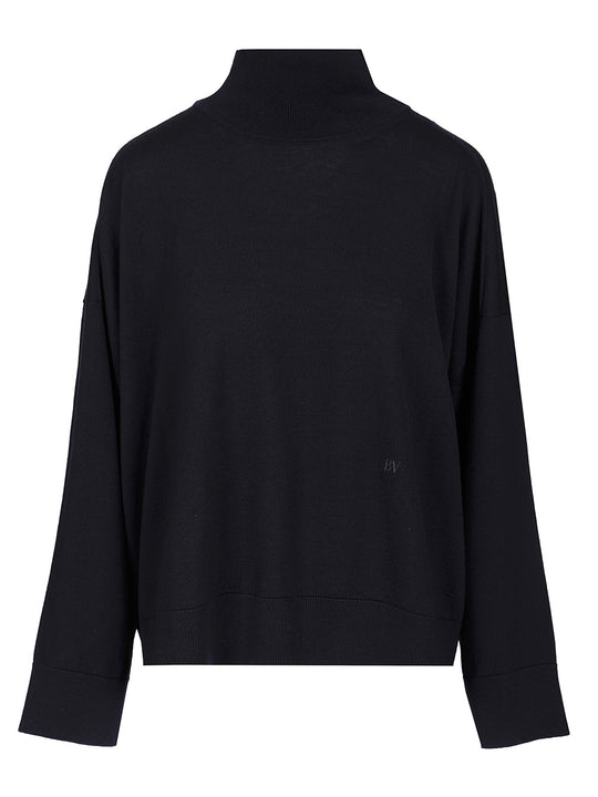 Turtleneck Sweater Knitwear Blue