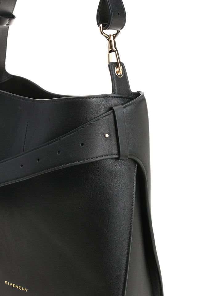 Givenchy Belted Shoulder Bags - Black | dea99920ef23caab5860617cfcb7a097194fc4ac