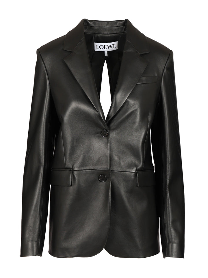 Loewe Lambskin Nappa Jacket Jackets - Black | fea81d625f7ac53dffc46b7e111e227e9c72f889