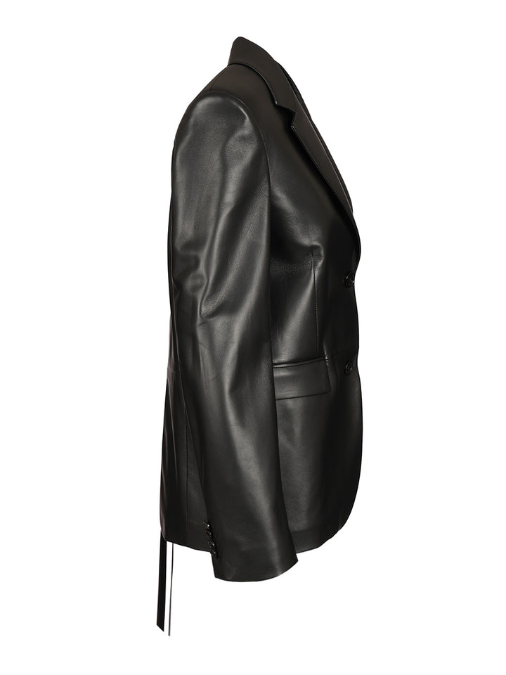 Loewe Lambskin Nappa Jacket Jackets - Black | 7aa74a4cce8888fd5f3dfe8d965f9ea60e28f33a