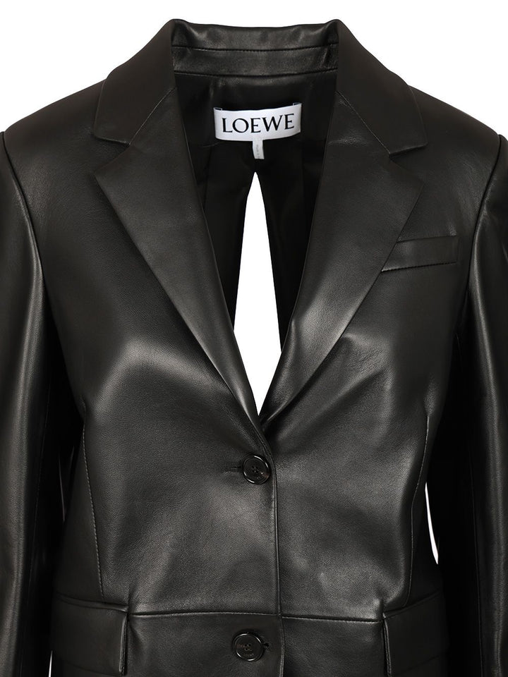 Loewe Lambskin Nappa Jacket Jackets - Black | 017e23c3ca54ac75d0e2987b20b6f9bed920f23a