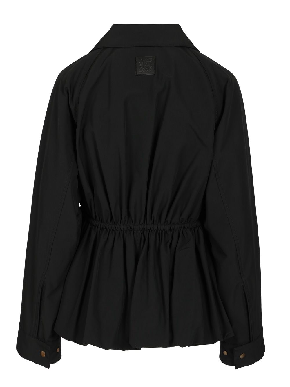 Loewe Cotton Blend Jacket Jackets - Black | 0b9b354545adc7907274df303b061f113522f529