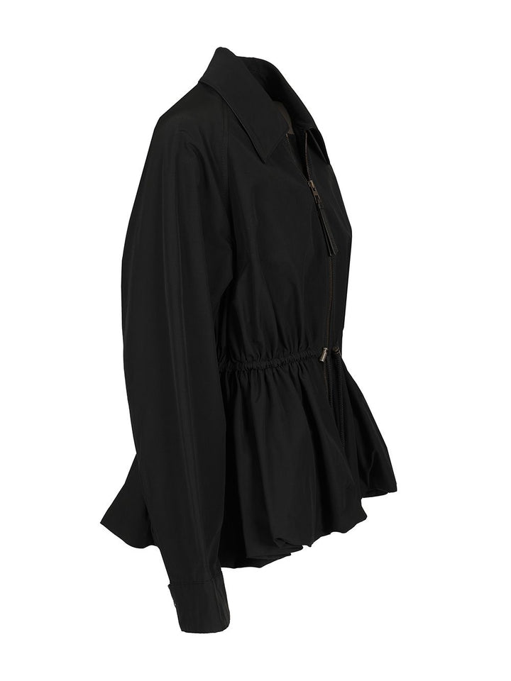 Loewe Cotton Blend Jacket Jackets - Black | 76141ad35dc5ea0846d0e36c203f46831eec9d81