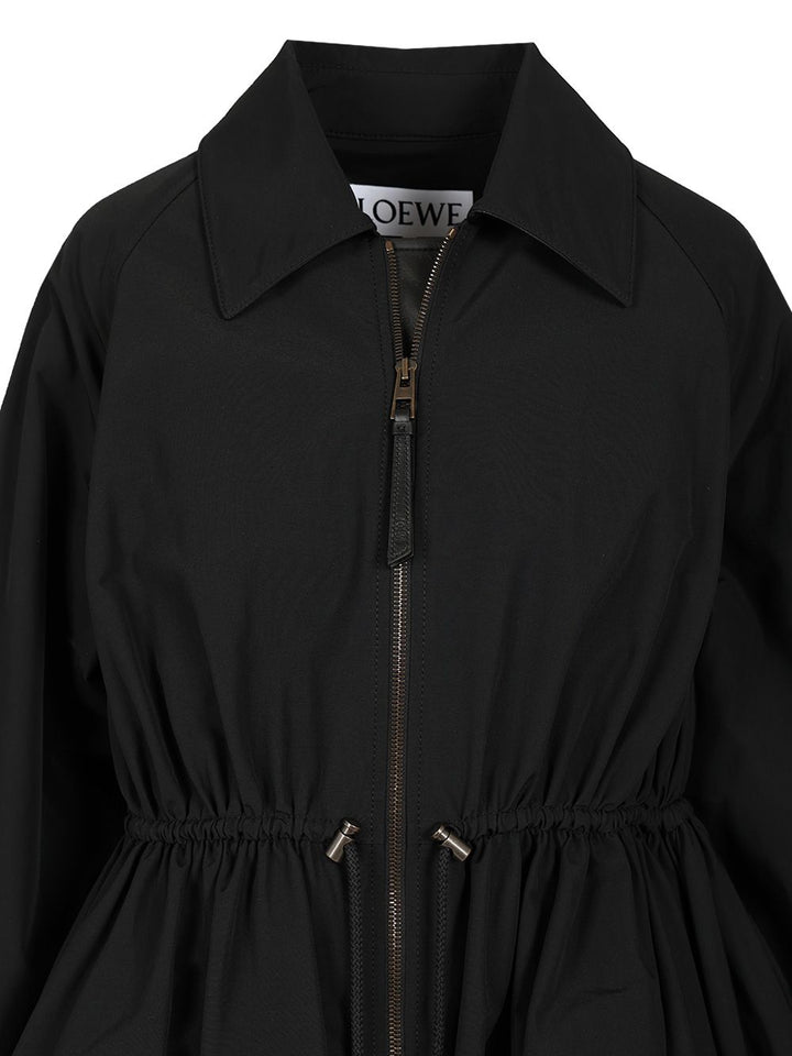 Loewe Cotton Blend Jacket Jackets - Black | 6abdd7ee0668c2e6c838f24026fbc266dc7a7811