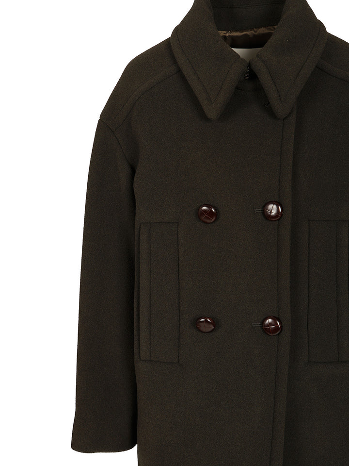 Isabel Marant Fiby Coats - Green | cdbeed776dd9579a27d7614cf1d8ccc5791db520