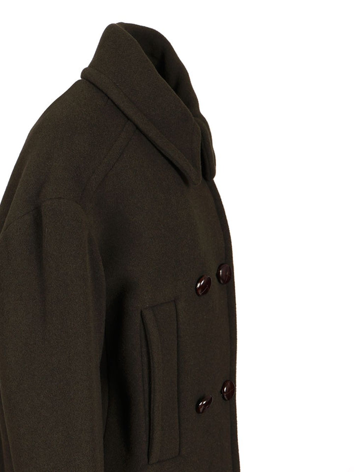 Isabel Marant Fiby Coats - Green | 8316be07f58c8813ef6811f9957e499c0676f1ce