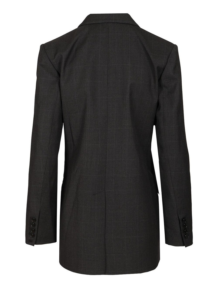 Isabel Marant Jevima Wool Prince Of Wales Suit Jacket Jackets - Grey | f5229098b1b41fed561cea9d890403a1f1e26823