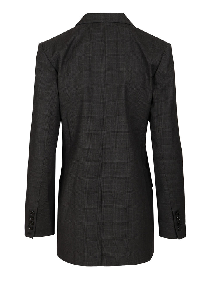 Isabel Marant Jevima Wool Prince Of Wales Suit Jacket Jackets - Grey | be40dbe4c29c7f71d66bd0631af1e0fe62cb5f69