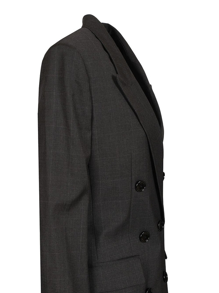 Isabel Marant Jevima Wool Prince Of Wales Suit Jacket Jackets - Grey | b8ddd11f336dc57cffbef0c96ac8f38227318607